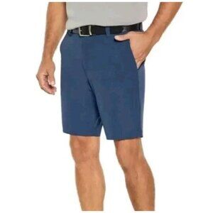 Banana Republic Men's Size 38 Blue Shorts Polyester Cotton Spandex Blend